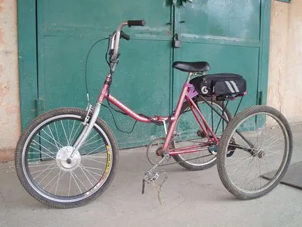 Homemade biciclete electrice cu trei roți, cu un motor roți biciclete Volta