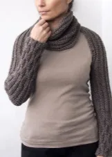 Шал с ръкави (79 снимки) как изглежда като пуловер или сако шал, как да се облича и да се носят като
