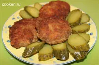 Schnitzel darált hús - a recept egy fotó