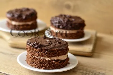 Prăjitură cu ciocolată - pas cu pas reteta cu fotografii și produse de patiserie