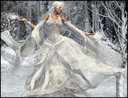 Сняг Maiden костюм снимка Snow Maiden, история