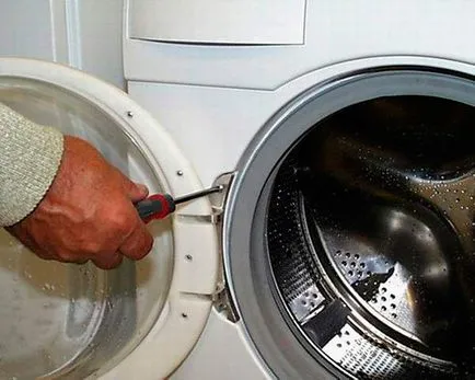 Törött fogantyút a mosógépet -, hogyan kell megnyitni, cseréje