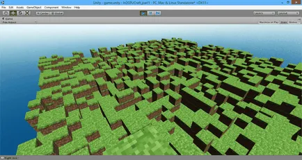 Létrehozása minecraft on Unity3D