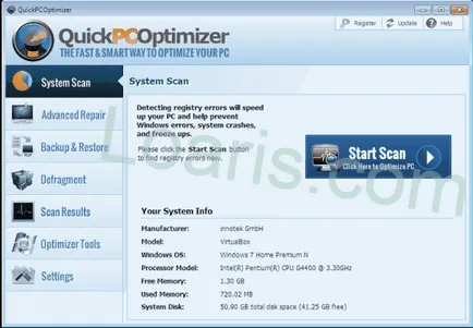 Metode pentru eliminarea de optimizare a PC rapid cu calculatorul