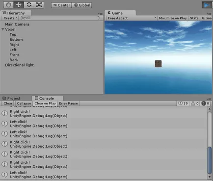 Létrehozása minecraft on Unity3D