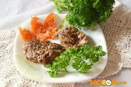 Fried steak - egy egyszerű recept egy fotó a serpenyőben