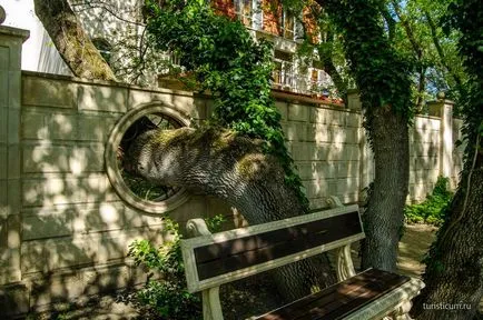 Vechi parc Kabardinka Kabardinka și de promenadă