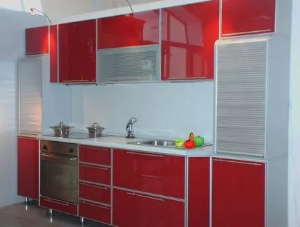 Стъклени фасади за примерите за кухня снимка от използването на стъкло, монтаж на свои ръце, видео