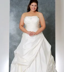 Сватбени рокли за жените с наднормено тегло, за да изберете какъв стил на фигура