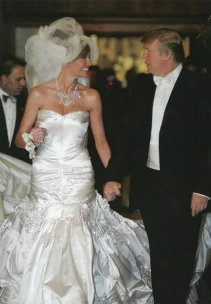 Az esküvő a Donald Trump és Melania fotó