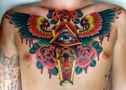 Tattoo harmadik szem - az értéke tetoválás minták és képek