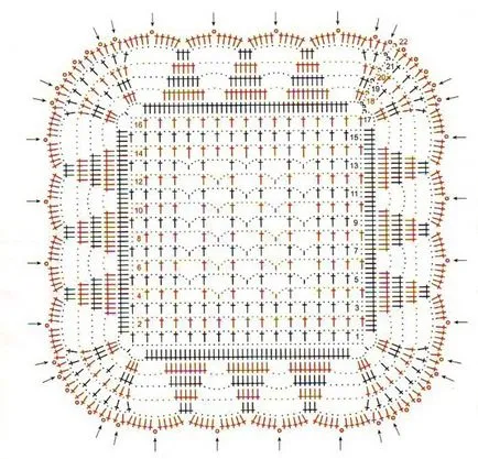 Scheme spinări servetele croșetat - Master Fair - manual, lucrate manual