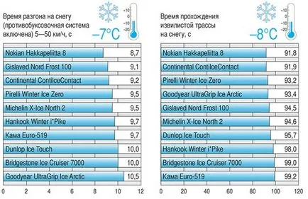 Test téli gumik