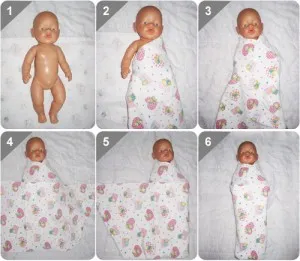 Да се ​​научиш как да възпирам новородено - защо повит новородени, правила пелени