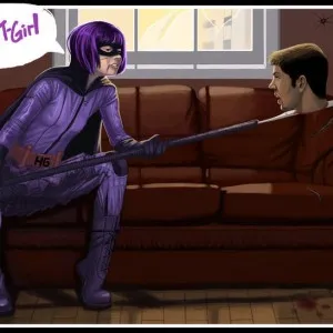 Hit-Girl Mindi Makridi a képregény - kick