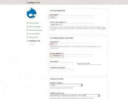 Telepítése drupal 7 denwer - kezdőcsomag webmaster, cms és motorok oldalak