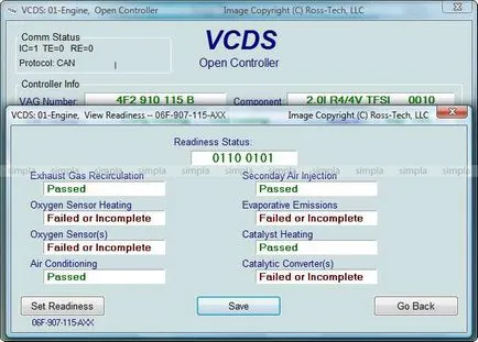 Vag-com adaptor de diagnosticare