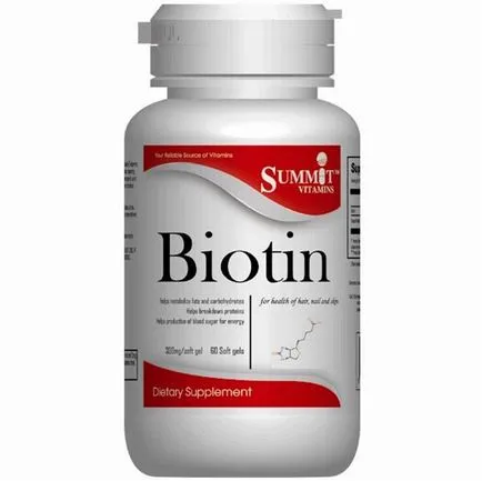 Bad „Biotina“ - vitamine pentru a consolida părului și unghiilor