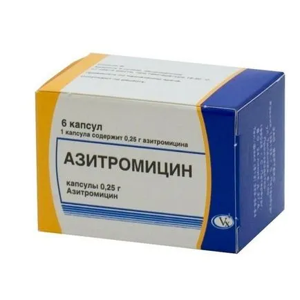 Азитромицин цистит в женските указания за употреба, дозиране и коментари