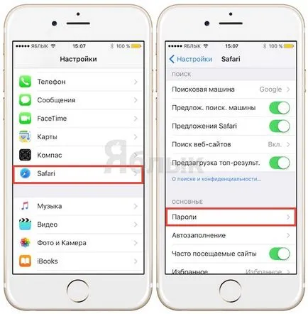 parole pentru completarea automată site-uri în Safari pe iPhone și iPad - modul de configurare și utilizare, știri