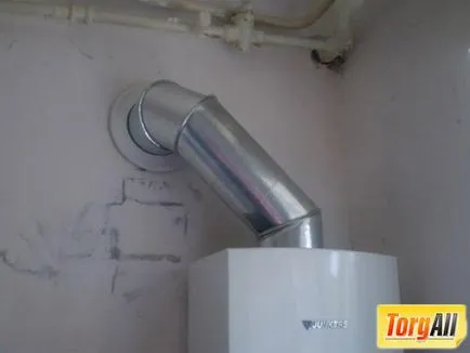 Páraelszívó egy gáz oszlop a lakás - anélkül, hogy a kipufogócső végének a szellőztető hogyan kell kiválasztani nélkül