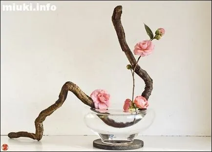 Japán - született virágkötészet (ikebana), miuki Mikado • Virtual Japán