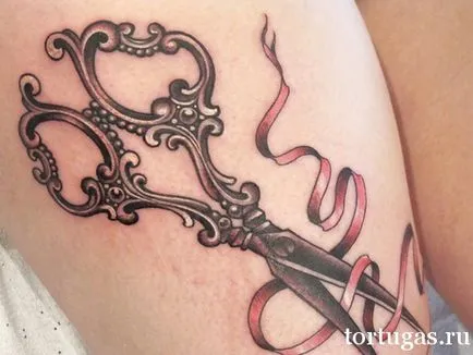 Значение татуировка ножици, татуировка салон - Тортуга - 24 часа