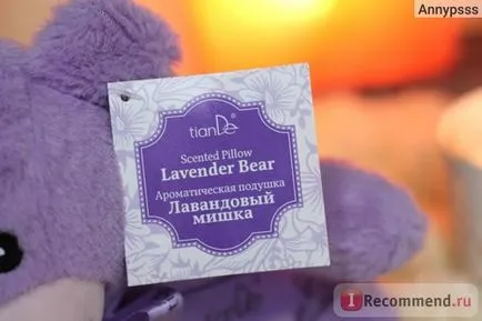 Aromatice lavanda pernă TianDe urs - «TianDe, cu dragoste! aroma misterioasă