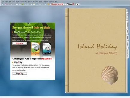 Program gratuit pentru crearea de album foto - FlipAlbum, gratuit și descarcă rapid