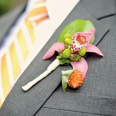 Boutonniere de orhidee idei și exemple