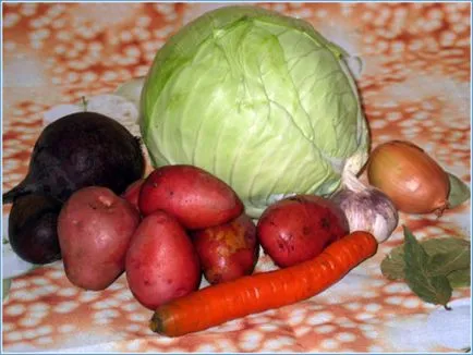 Leves káposzta és a burgonya - vegetáriánus recept