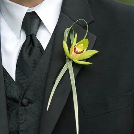 Boutonniere de orhidee idei și exemple