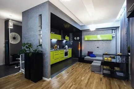 Studio de design ca și pot fi împărțite în două zone