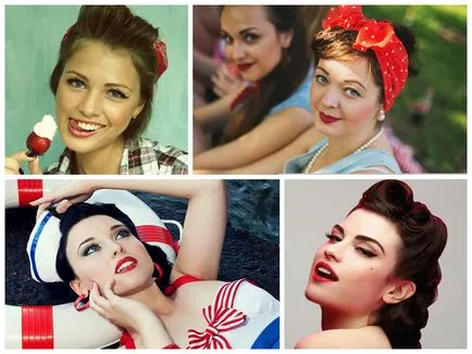 Bachelorette parte în stilul de pin-up - atenție la detalii