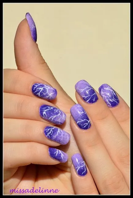 Nail Design мълния 16 снимка