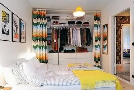 Проектиране на спалня с гардеробна - функционални елементи за съхранение