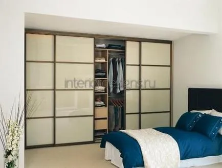 Проектиране на спалня с гардеробна - функционални елементи за съхранение