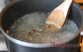 Töltött zöld paradicsom fokhagymás - lépésről lépésre recept fotók