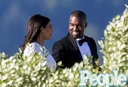 fotografii exclusive de la nunta lui Kim Kardashian și Kanye West