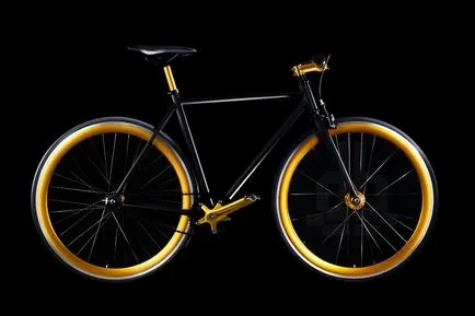 Фиксирана предавка велосипед златен цикъл двама