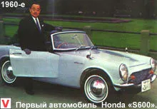 История на Honda автомобили (Honda)