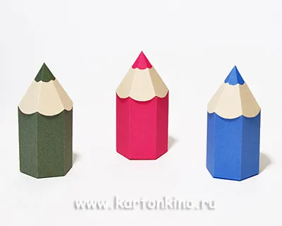 Din nou, cutii miniatura pentru copii - creioane