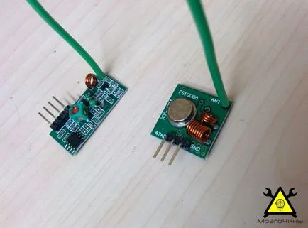 Vezeték nélküli riasztó berendezések alapján a saját kezét Arduino