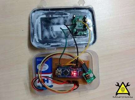 Vezeték nélküli riasztó berendezések alapján a saját kezét Arduino