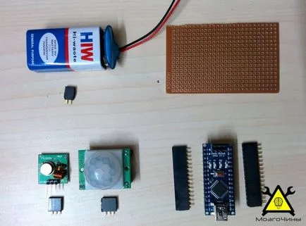 Vezeték nélküli riasztó berendezések alapján a saját kezét Arduino