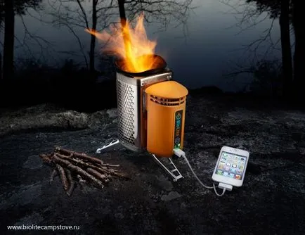 Biolite CampStove - teploelektrogenerator compact pentru turiști - invenție