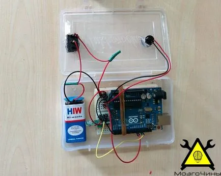 Vezeték nélküli riasztó berendezések alapján a saját kezét Arduino