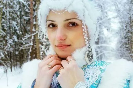 Каква трябва да бъде красив грим Snow Maiden