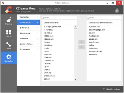 Как да се създаде CCleaner за правилно почистване на етапа на компютър по стъпка