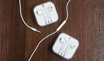 Как да се различи оригинала от фалшиви ябълка earpods